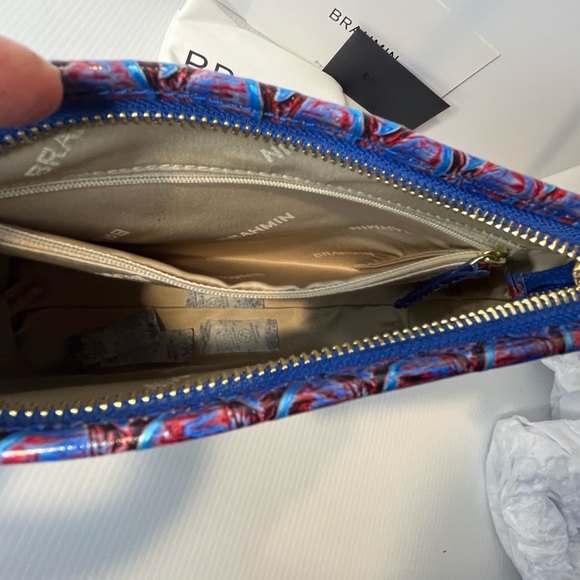 BRAHMIN LORELEI Crock Embossed Genuine Leather Shoulder Bag - Picture 12 of 16